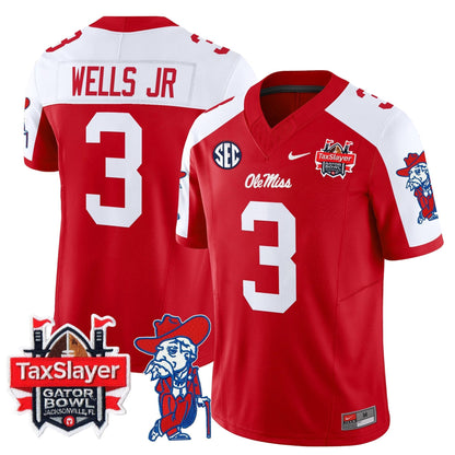OMR 2025 Gator Bowl Patch Vapor Limited Jersey - All Stitched
