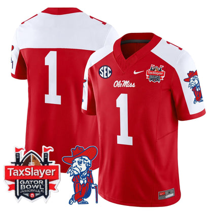 OMR 2025 Gator Bowl Patch Vapor Limited Jersey - All Stitched