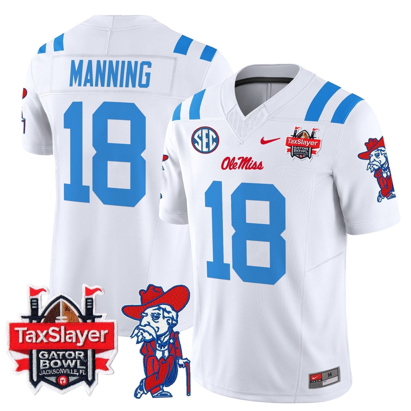 OMR 2025 Gator Bowl Patch Vapor Limited Jersey - All Stitched