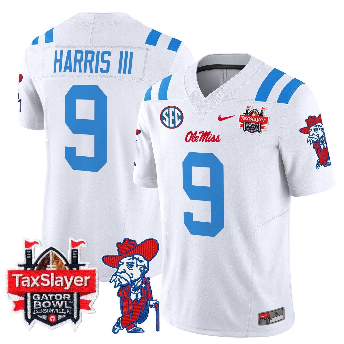 OMR 2025 Gator Bowl Patch Vapor Limited Jersey - All Stitched