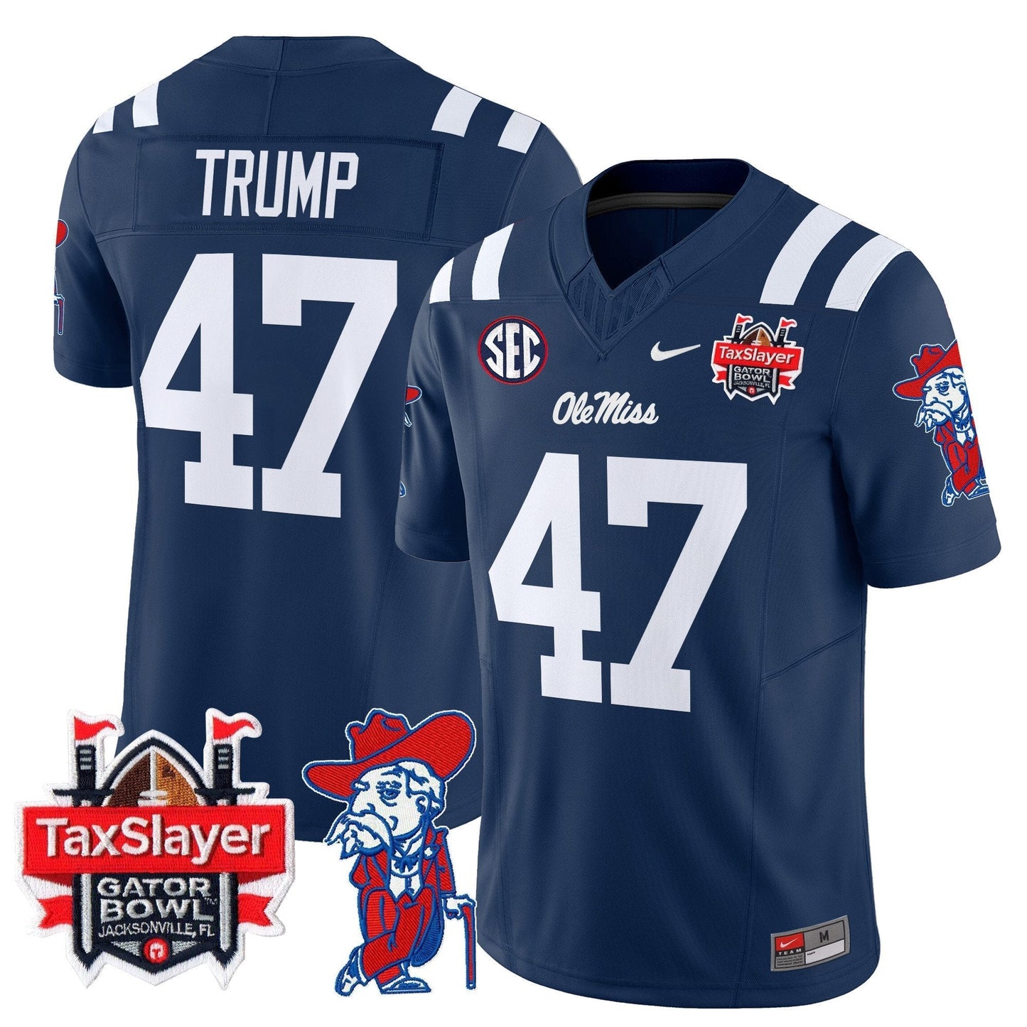 OMR 2025 Gator Bowl Patch Vapor Limited Jersey - All Stitched