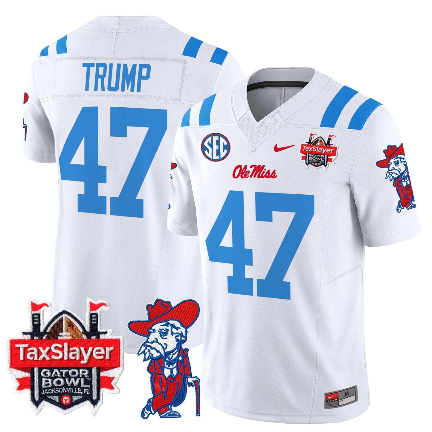 OMR 2025 Gator Bowl Patch Vapor Limited Jersey - All Stitched
