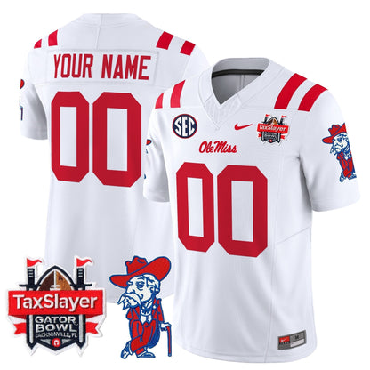 OMR 2025 Gator Bowl Patch Vapor Limited Custom Jersey - All Stitched