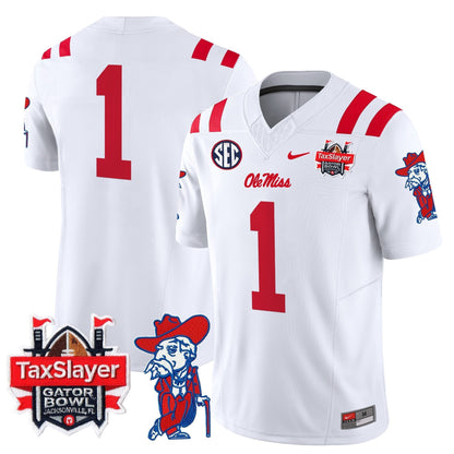 OMR 2025 Gator Bowl Patch Vapor Limited Jersey - All Stitched