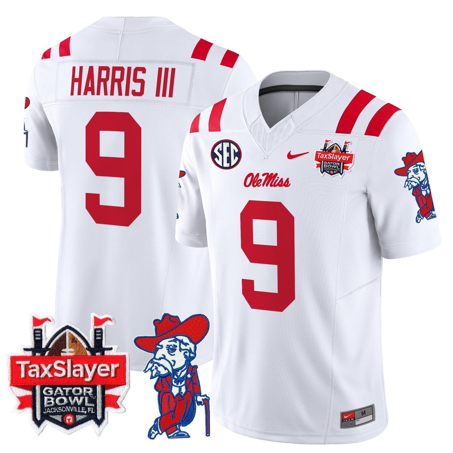OMR 2025 Gator Bowl Patch Vapor Limited Jersey - All Stitched
