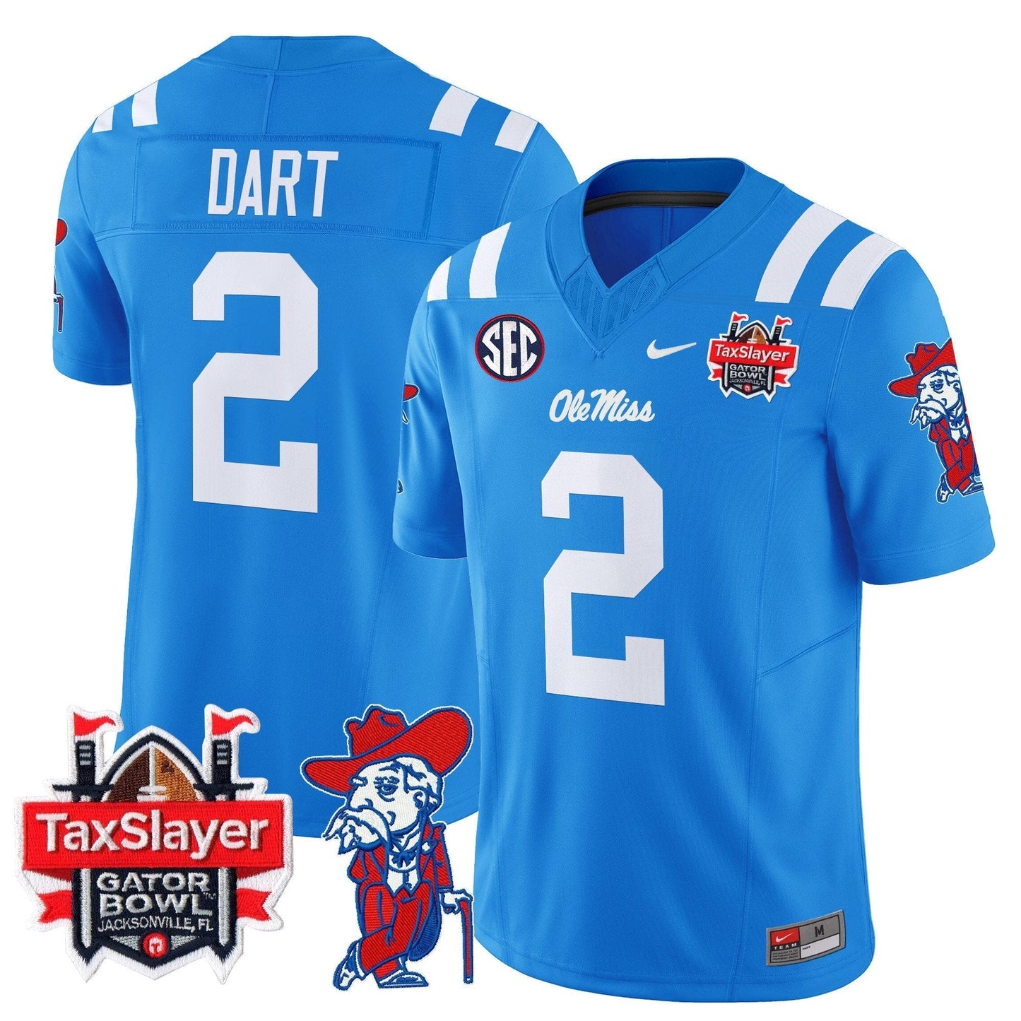 OMR 2025 Gator Bowl Patch Vapor Limited Jersey - All Stitched