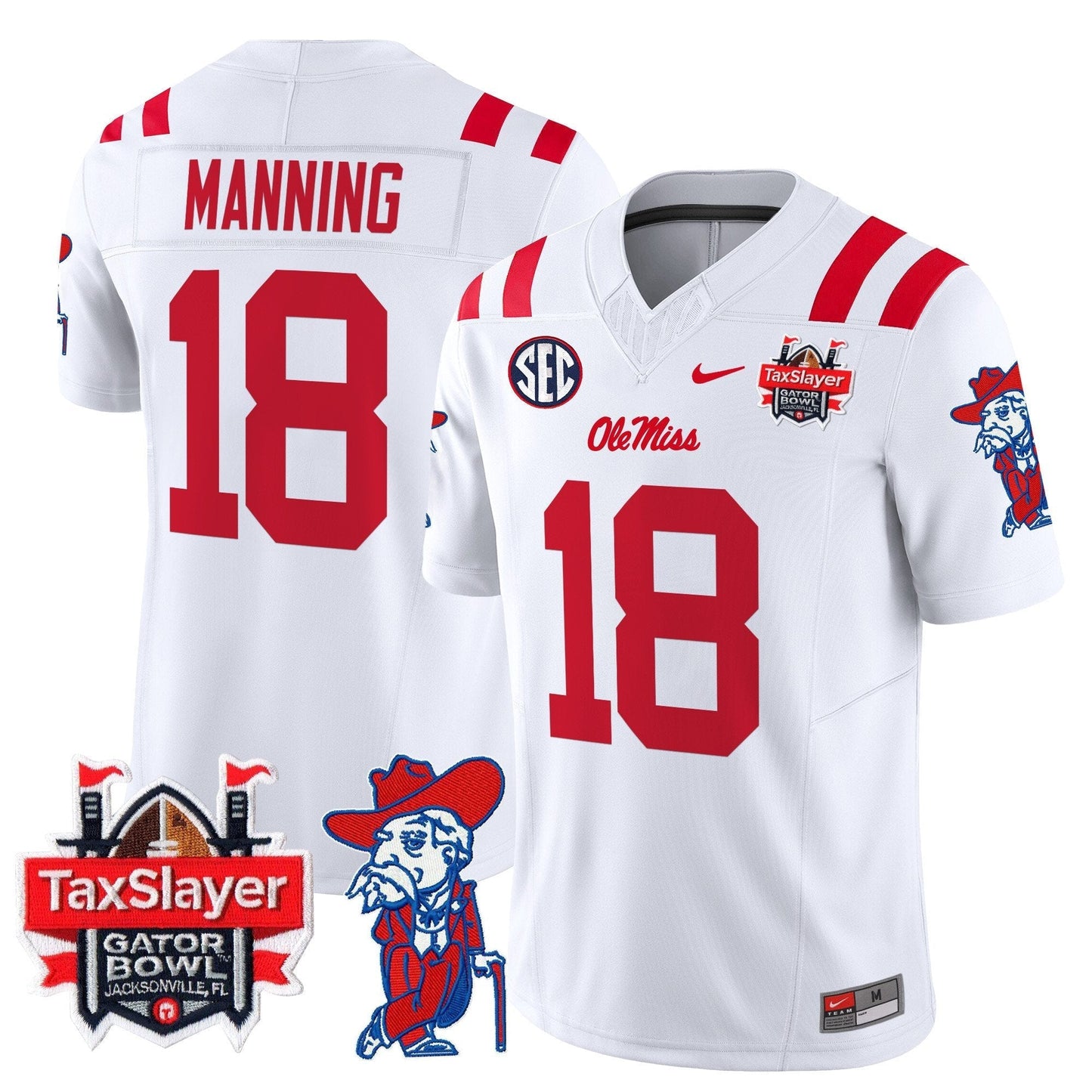 OMR 2025 Gator Bowl Patch Vapor Limited Jersey - All Stitched