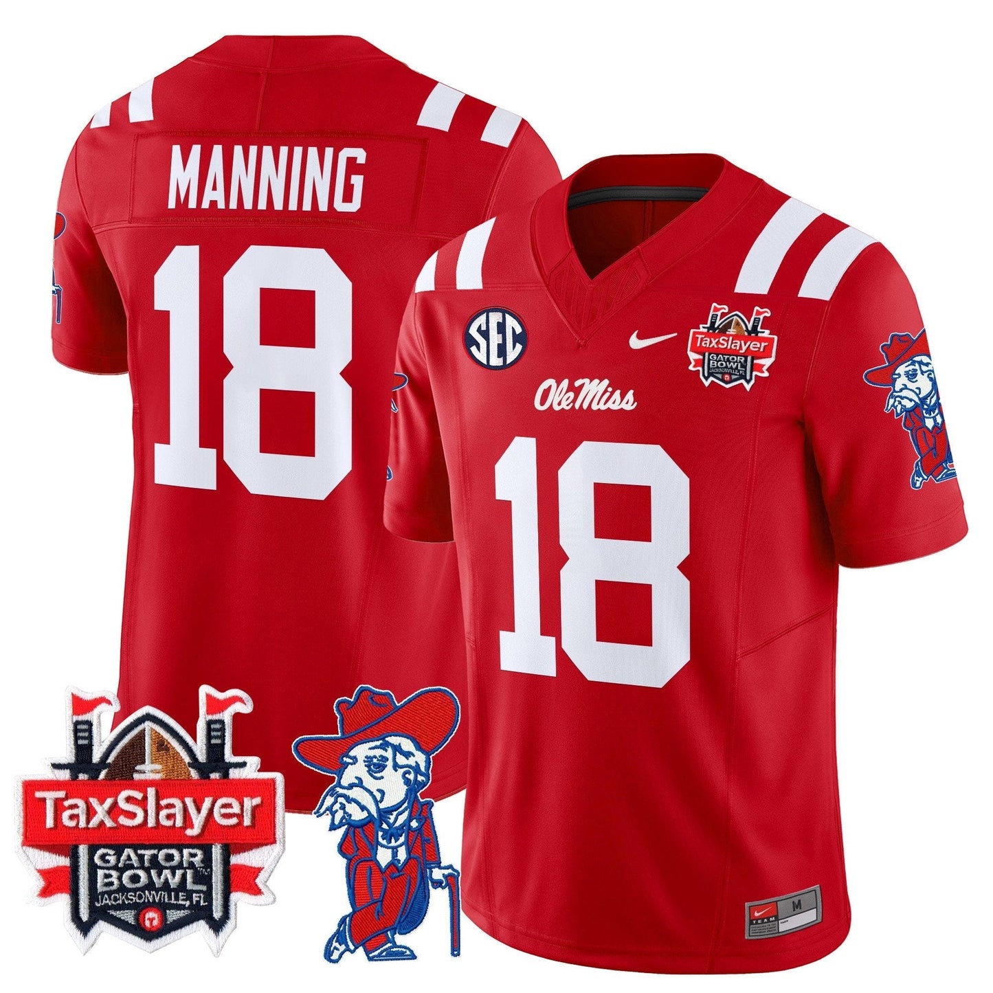 OMR 2025 Gator Bowl Patch Vapor Limited Jersey - All Stitched