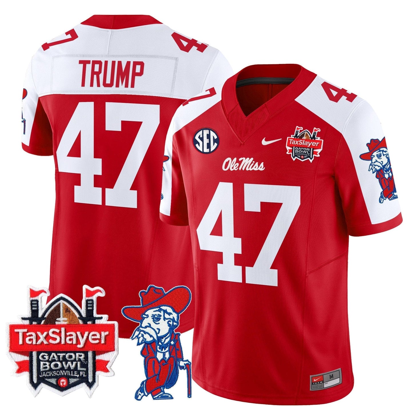 OMR 2025 Gator Bowl Patch Vapor Limited Jersey - All Stitched