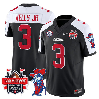OMR 2025 Gator Bowl Patch Vapor Limited Jersey - All Stitched