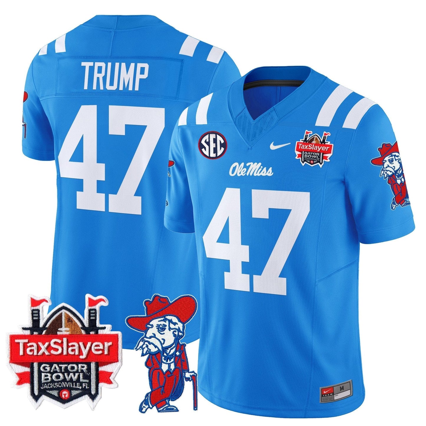OMR 2025 Gator Bowl Patch Vapor Limited Jersey - All Stitched