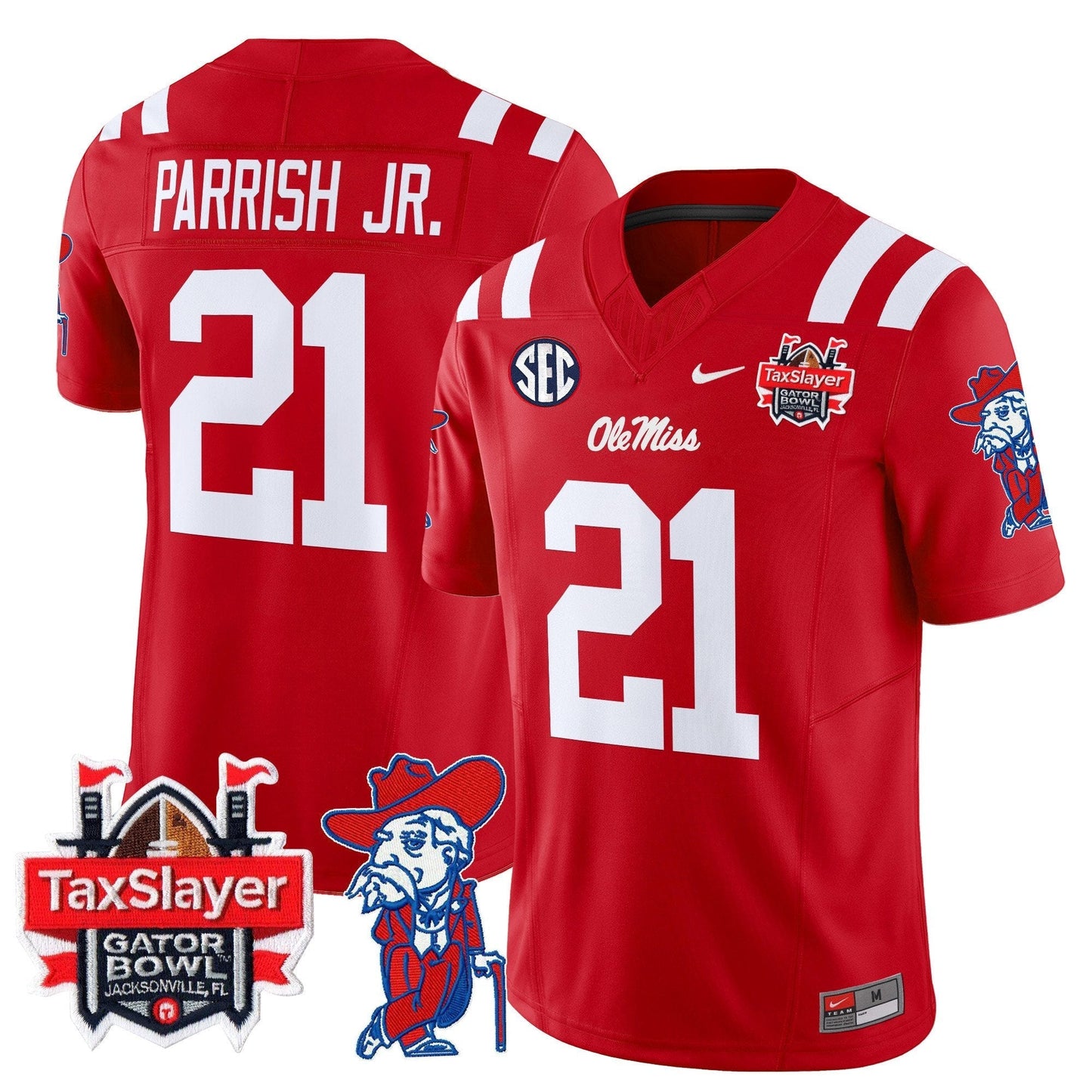 OMR 2025 Gator Bowl Patch Vapor Limited Jersey - All Stitched