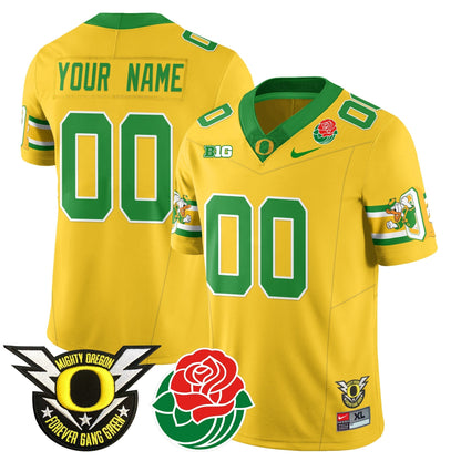 Custom Name/Gender ORE 2024 Rose Bowl Jersey - All Stitched