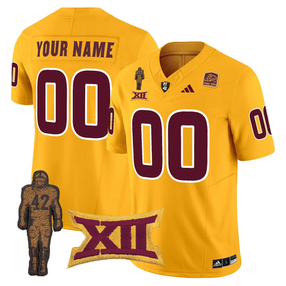 ASU Pat Tillman Honoring Patch Vapor Limited Custom Jersey - All Stitched