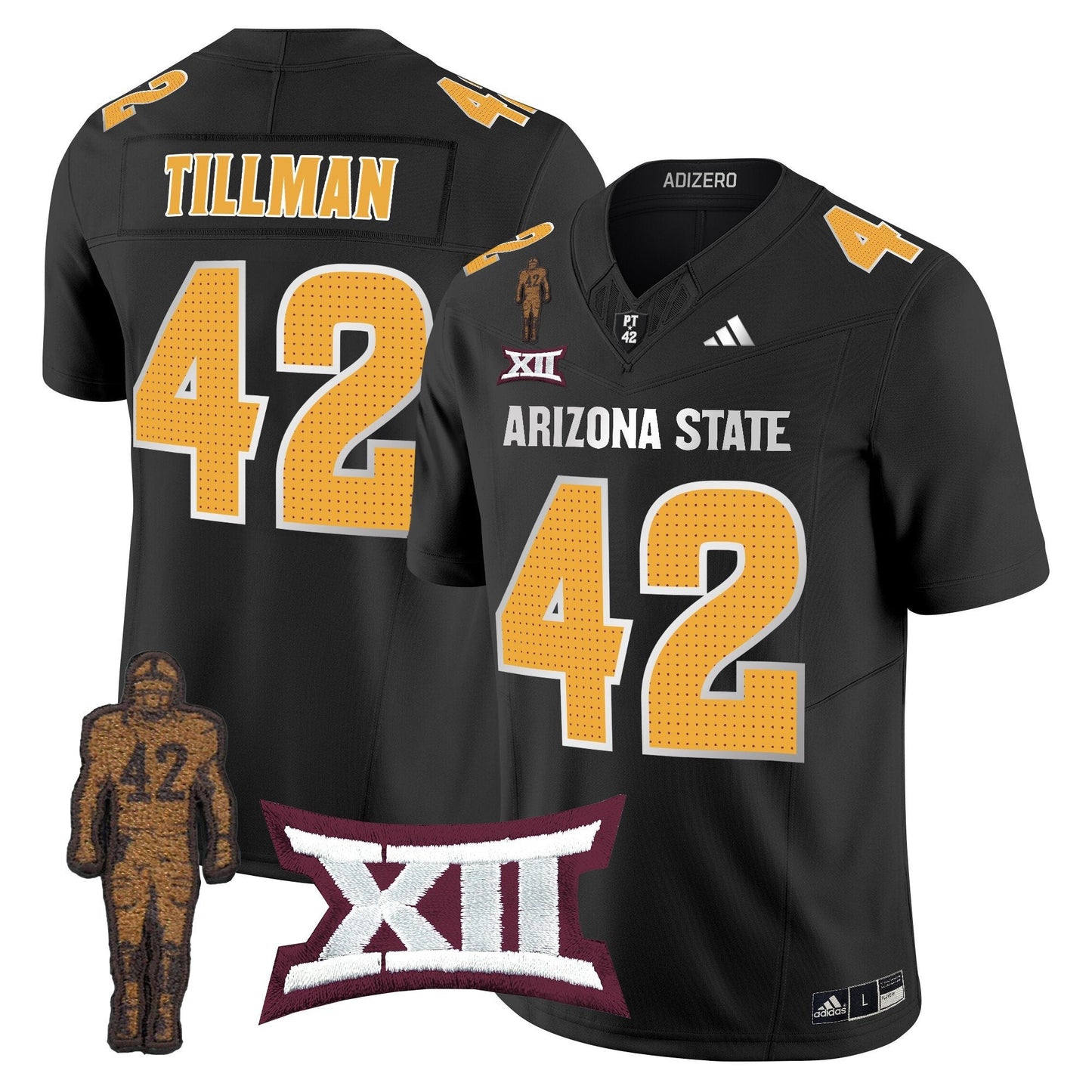 ASU 2025 Pat Tillman Honoring Patch Vapor Limited Jersey V2 - All Stitched
