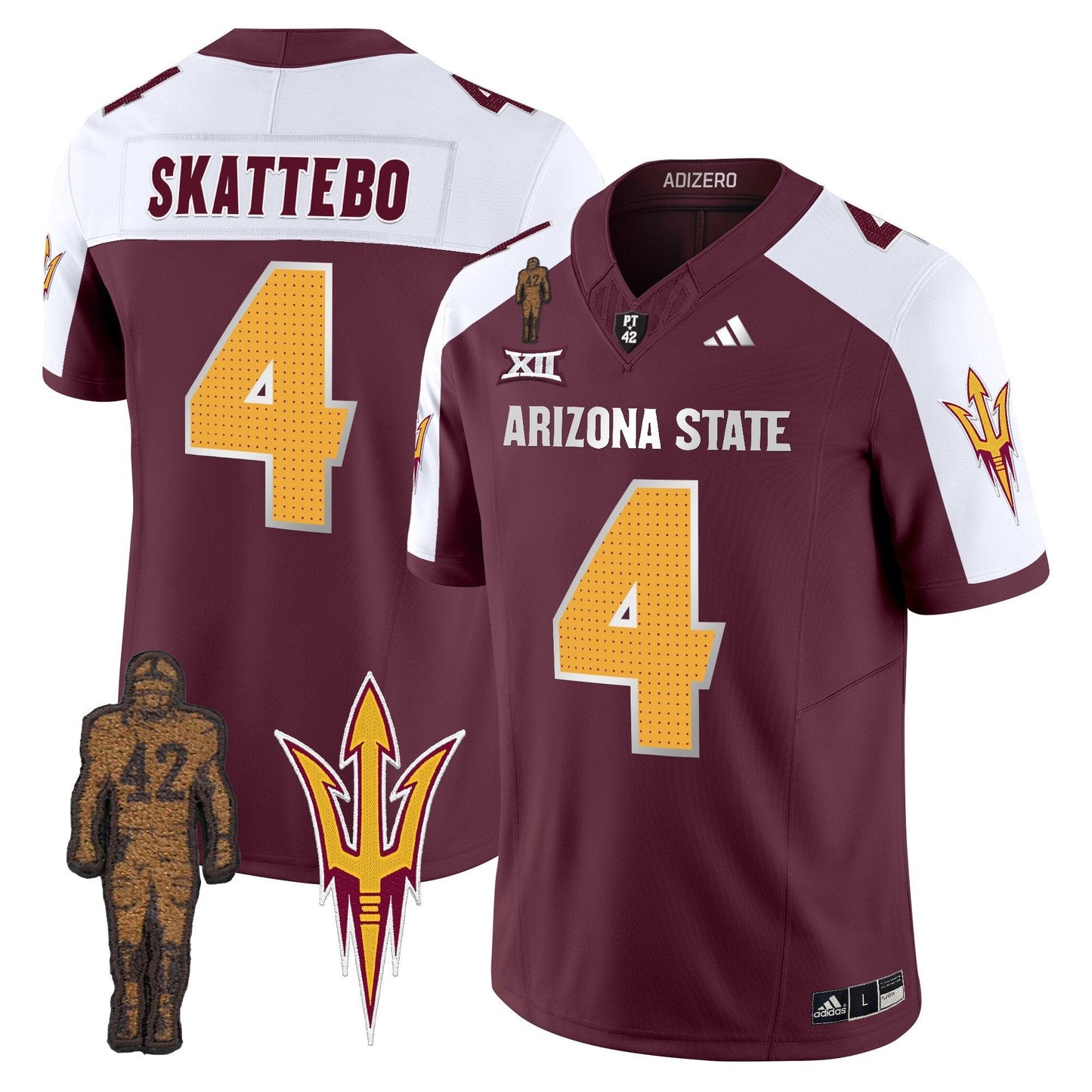 ASU 2025 Pat Tillman Honoring Patch Vapor Limited Jersey V2 - All Stitched