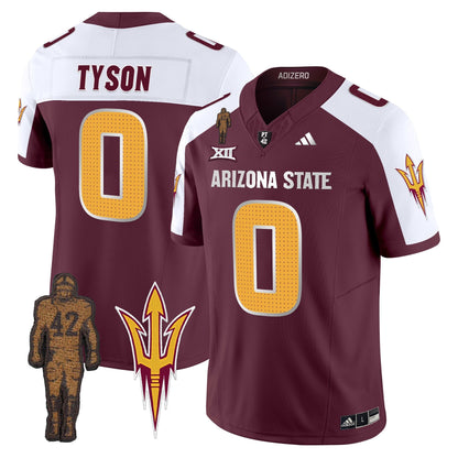 ASU 2025 Pat Tillman Honoring Patch Vapor Limited Jersey V2 - All Stitched