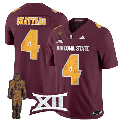 ASU 2025 Pat Tillman Honoring Patch Vapor Limited Jersey V2 - All Stitched