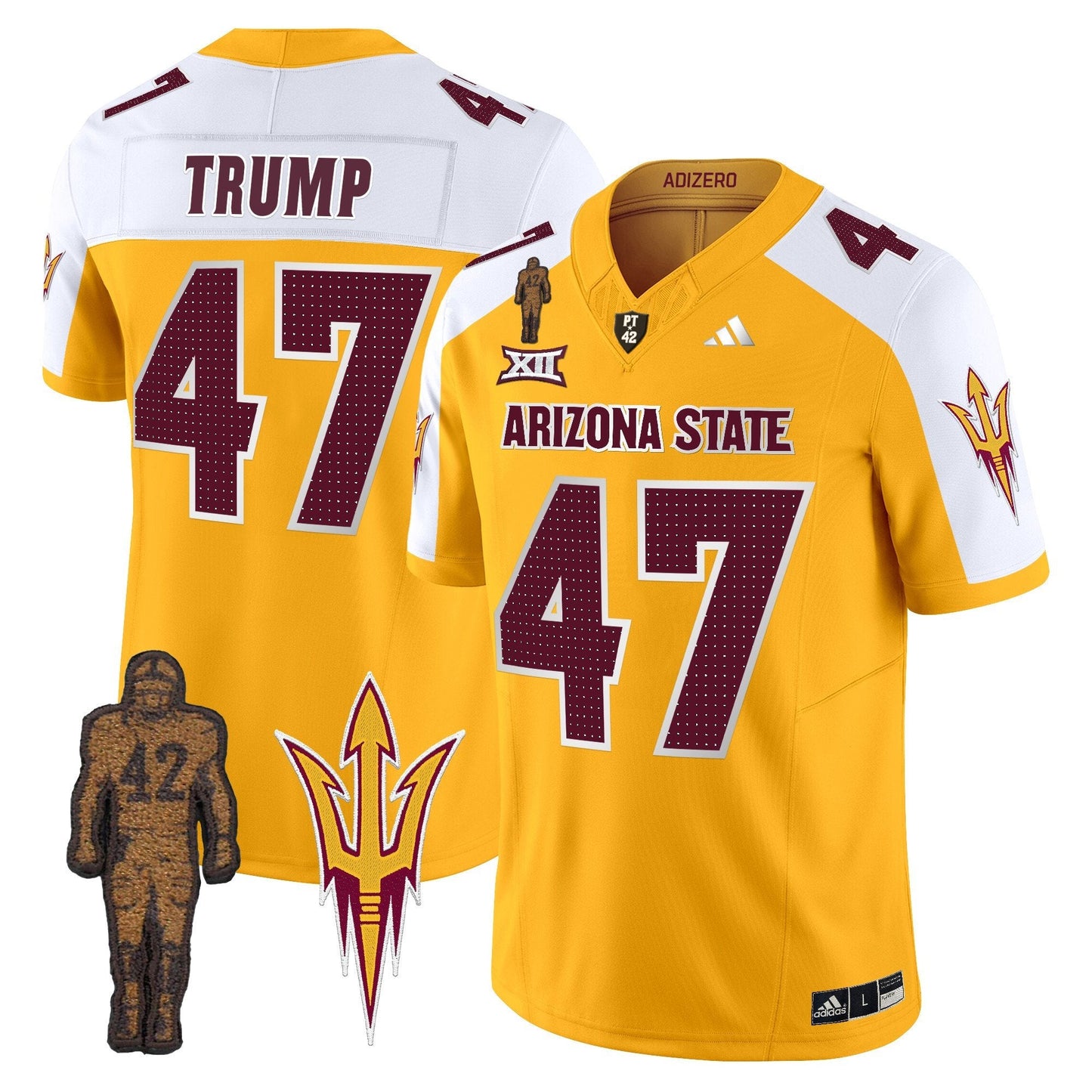 ASU 2025 Pat Tillman Honoring Patch Vapor Limited Jersey V2 - All Stitched