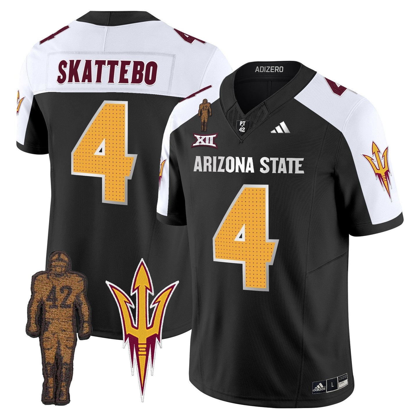 ASU 2025 Pat Tillman Honoring Patch Vapor Limited Jersey V2 - All Stitched