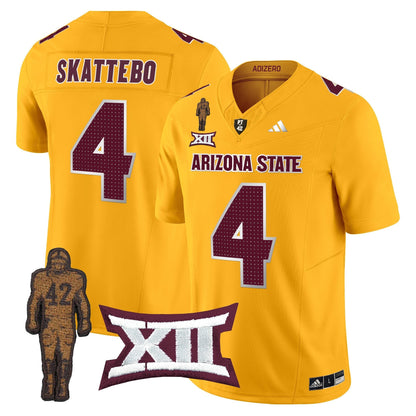 ASU 2025 Pat Tillman Honoring Patch Vapor Limited Jersey V2 - All Stitched