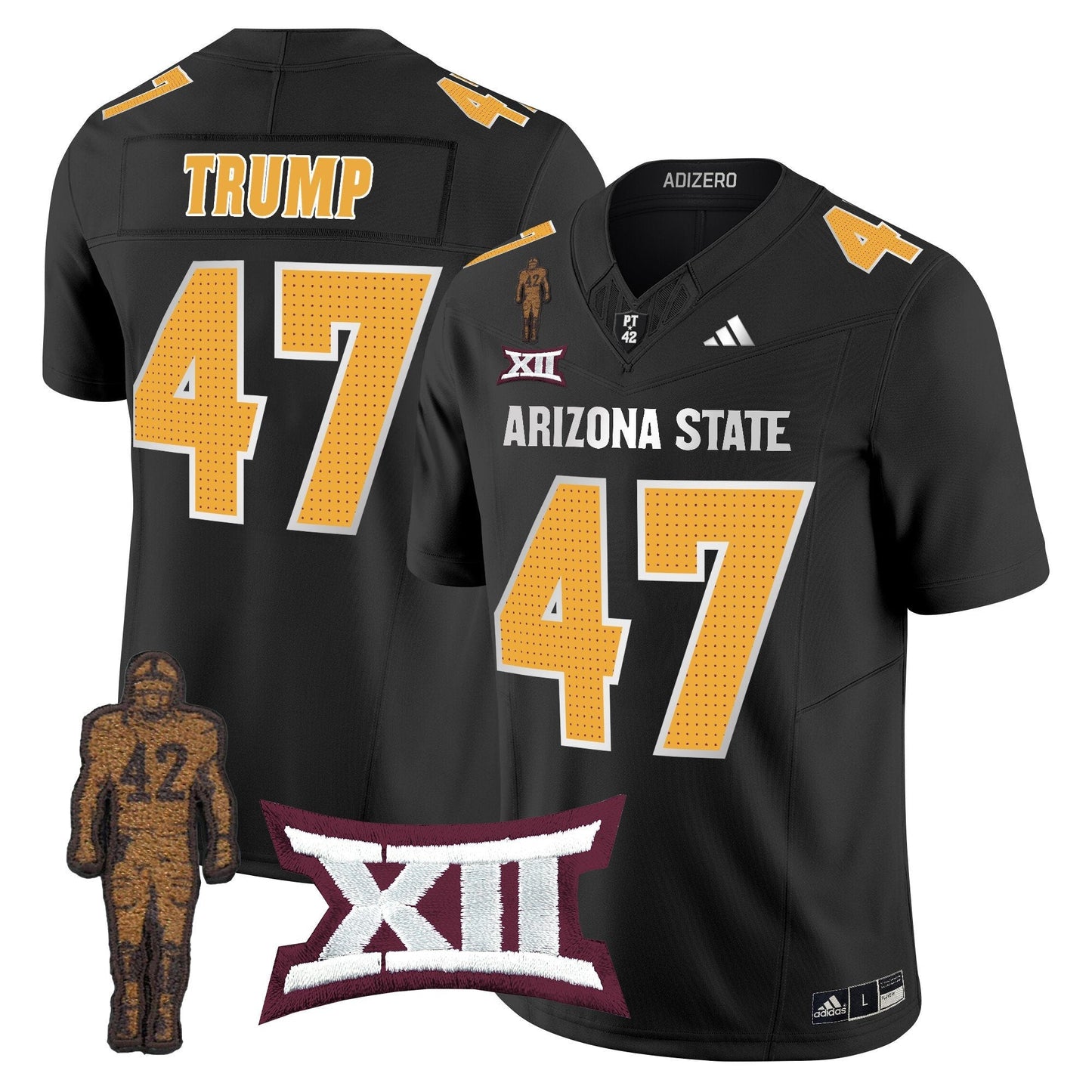 ASU 2025 Pat Tillman Honoring Patch Vapor Limited Jersey V2 - All Stitched