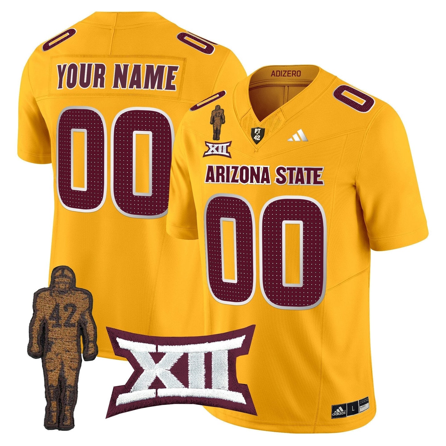 ASU 2025 Pat Tillman Honoring Patch Vapor Limited Custom Jersey V2 - All Stitched