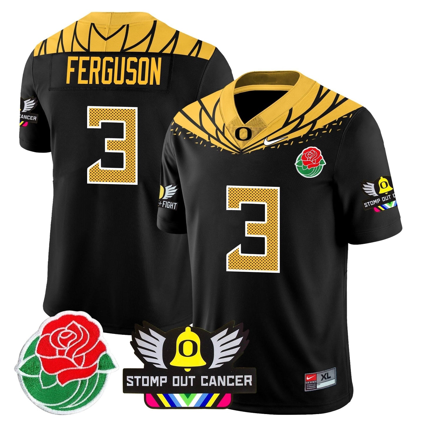 ORE 2024 Rose Bowl Jersey N1 - All Stitched