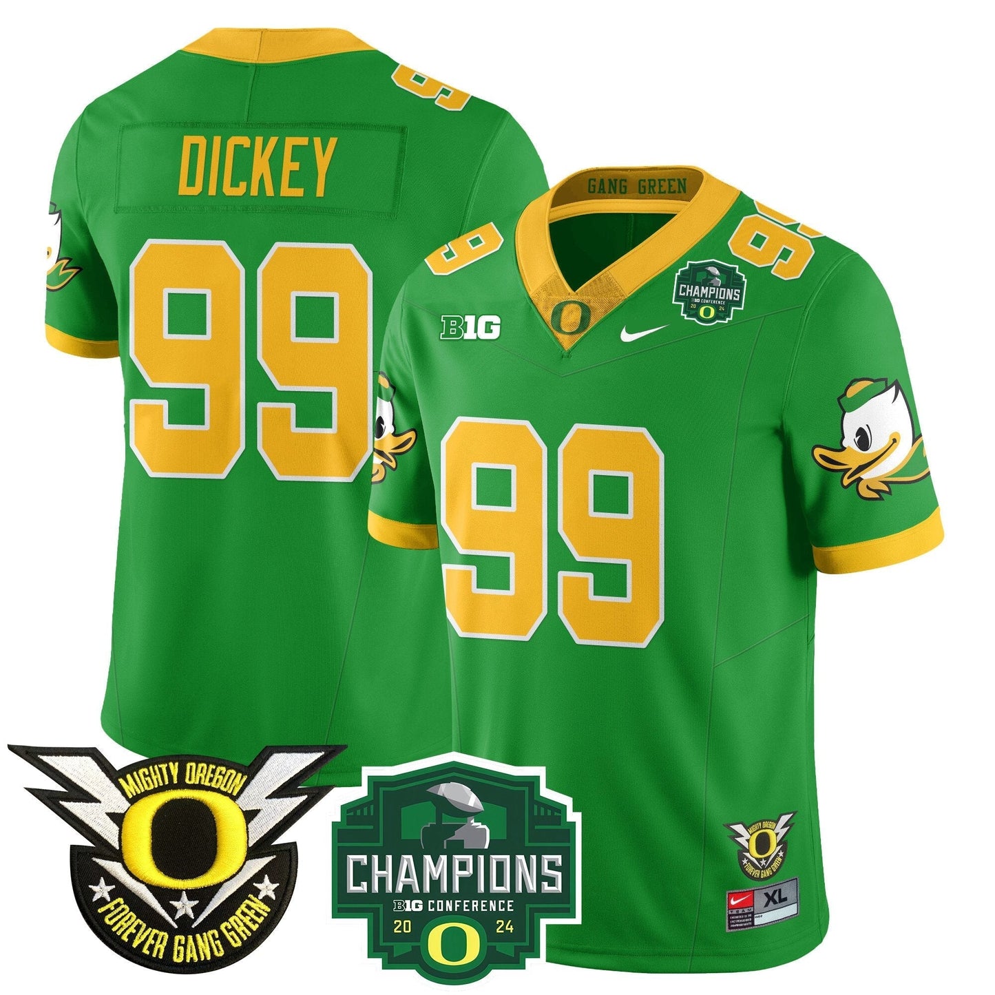 ORE 2024 Big Ten Champions Jersey - All Stitched