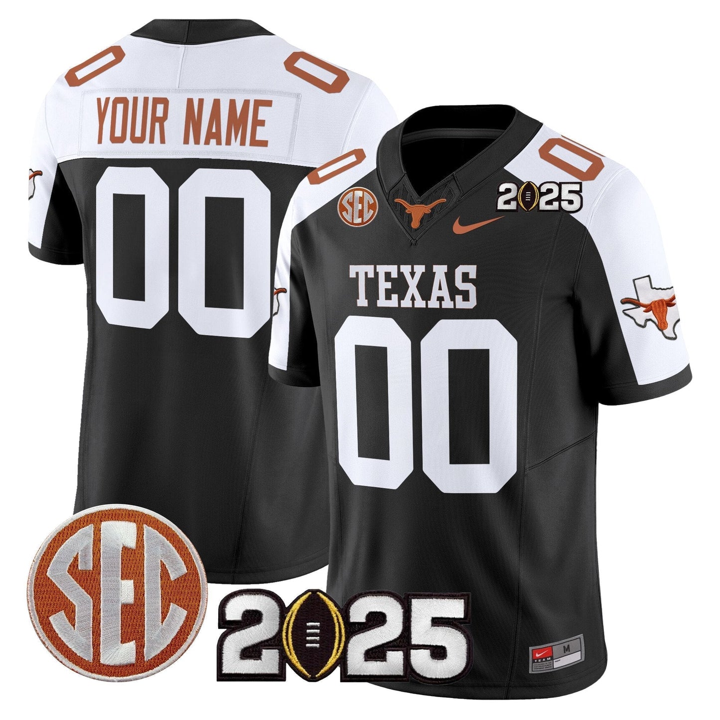TEX 2025 CFP Final Patch Vapor Limited Custom Jersey - All Stitched