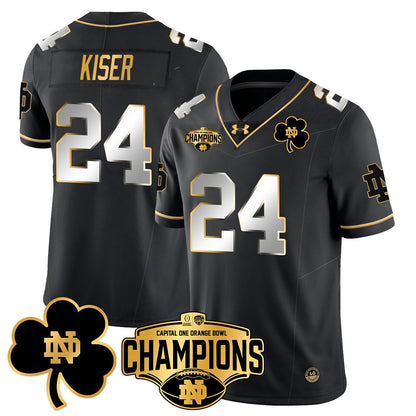 ND 2025 Orange Bowl Champions Jersey N5 - All Stitched