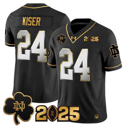 ND 2025 CFP Final Patch Gold Vapor Limited Jersey - All Stitched