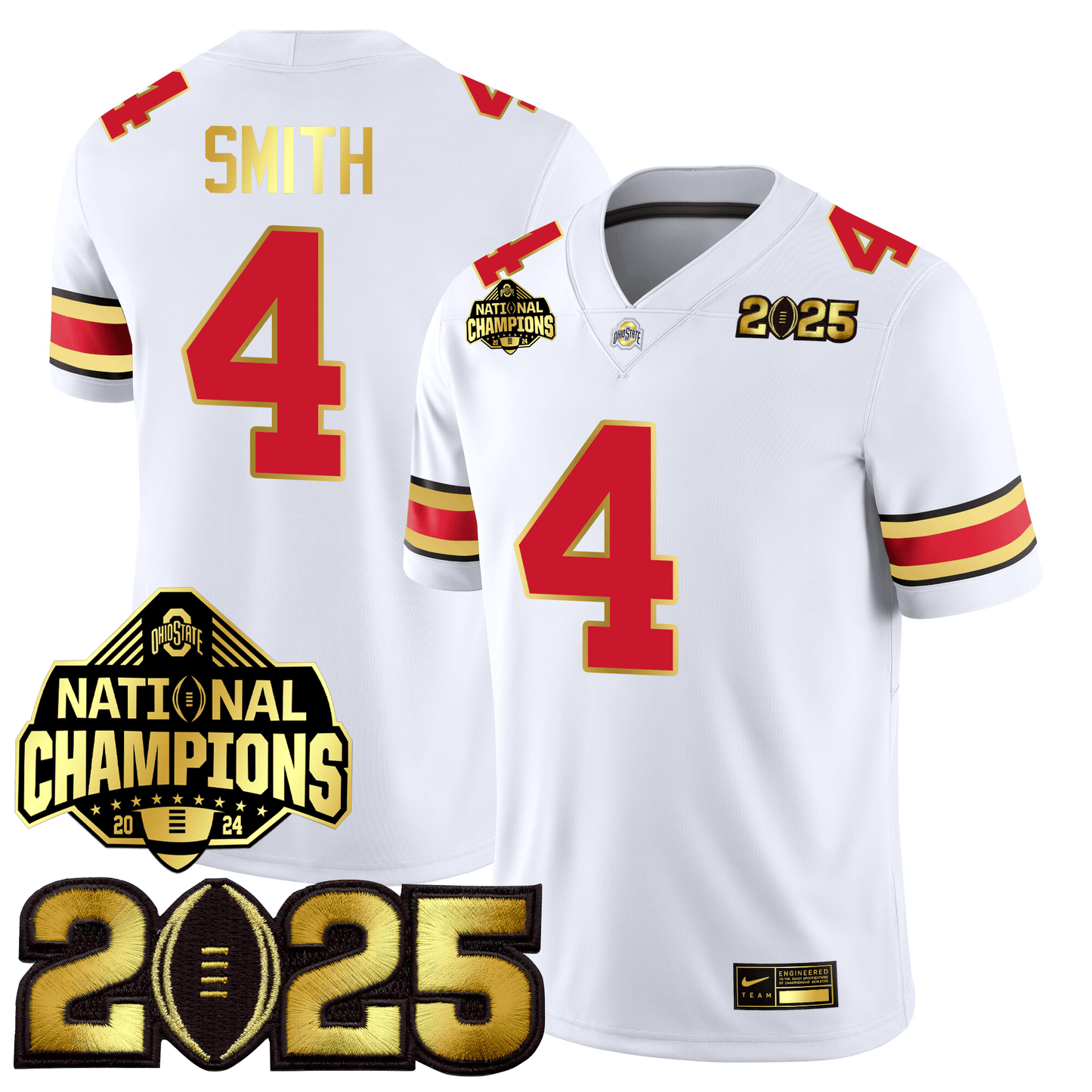 OSU Gold Edition Jersey - CFP Final + National Champions Patch
