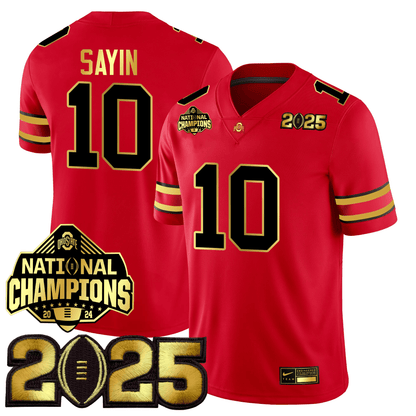OSU Gold Edition Jersey - CFP Final + National Champions Patch