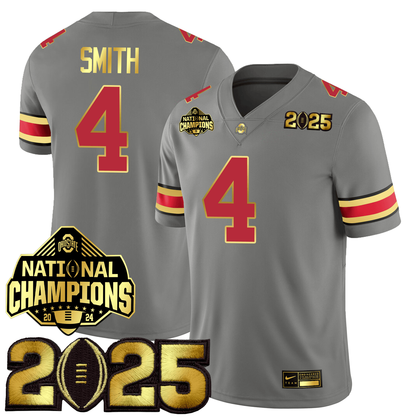 OSU Gold Edition Jersey - CFP Final + National Champions Patch