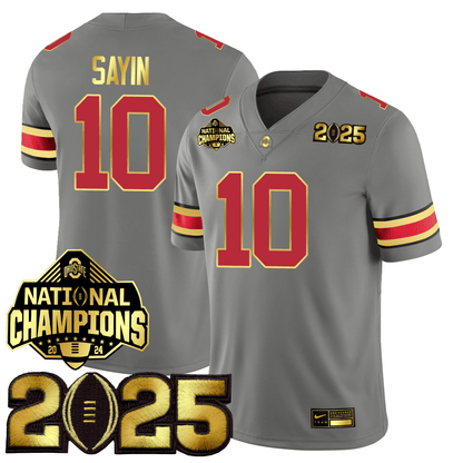 OSU Gold Edition Jersey - CFP Final + National Champions Patch