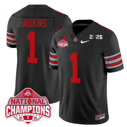 OSU 'Heritage Stripe' 2025 CFP Patch - National Champions Jersey - All Stitched