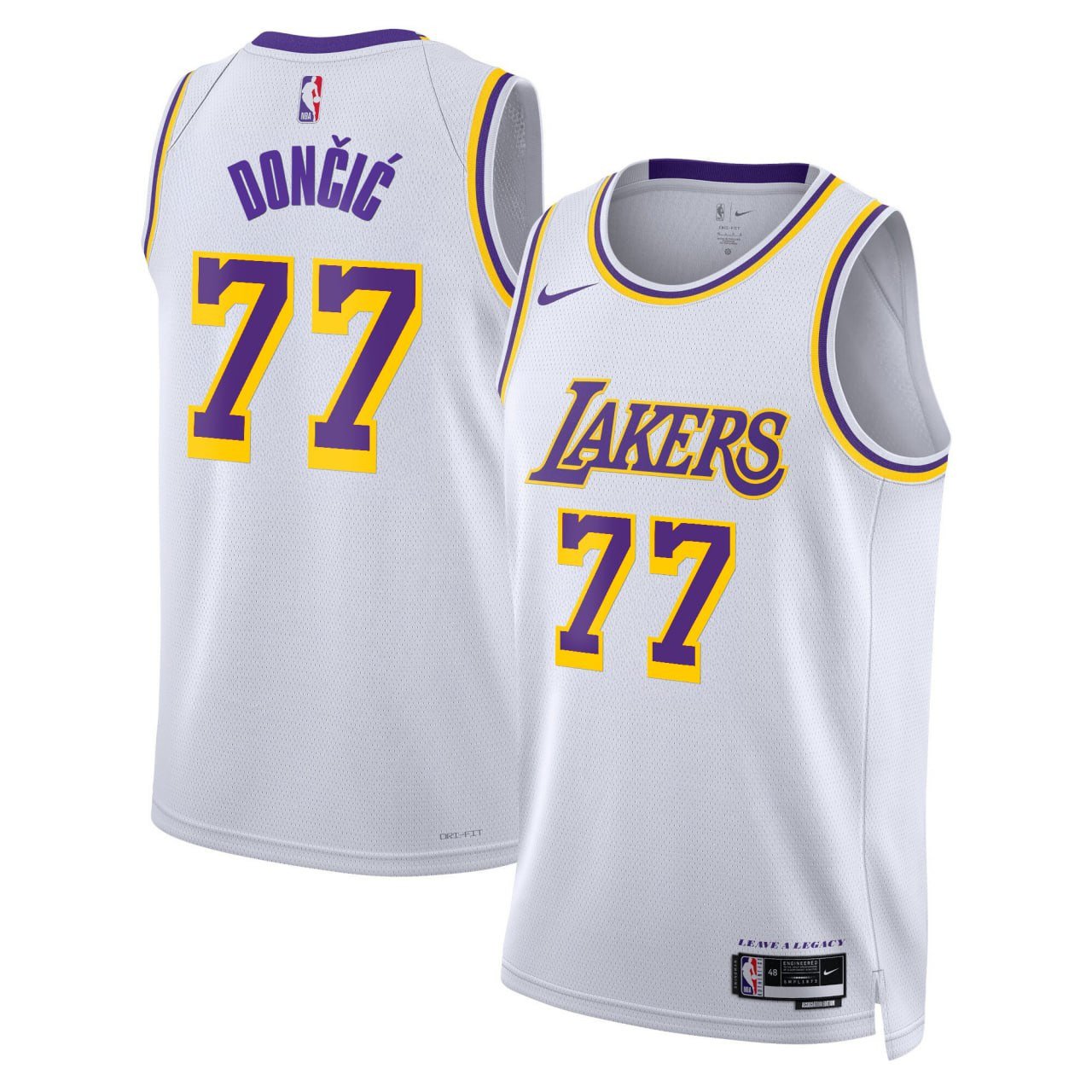 Luka Dončić #77 LAL Jersey Collection - All Stitched