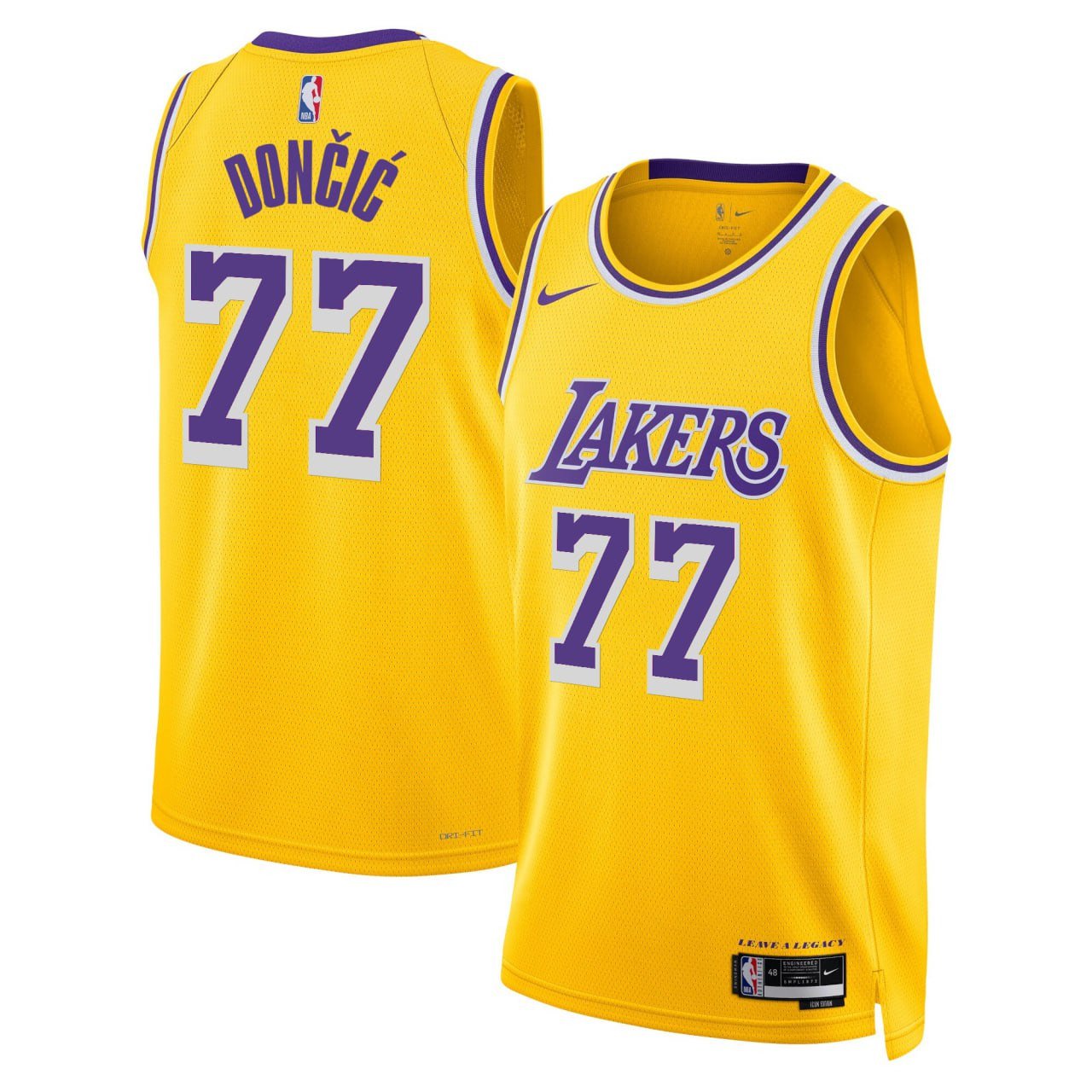 Luka Dončić #77 LAL Jersey Collection - All Stitched