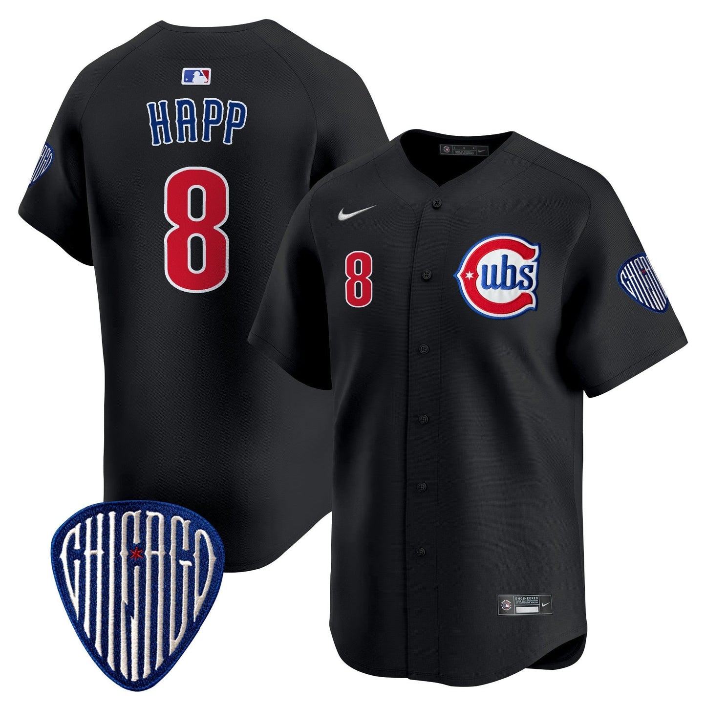 CHC Blue Alternate Vapor Premier Limited Jersey - All Stitched