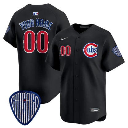CHC Blue Alternate Vapor Premier Limited Custom Jersey - All Stitched