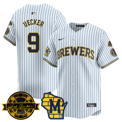 MIL 2025 Limited Jersey - Bob Uecker Patch - All Stitched