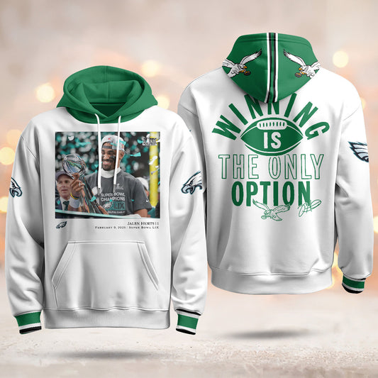PHI Super Bowl LIX Champions Limited Hoodie N3 - Printed-NQD