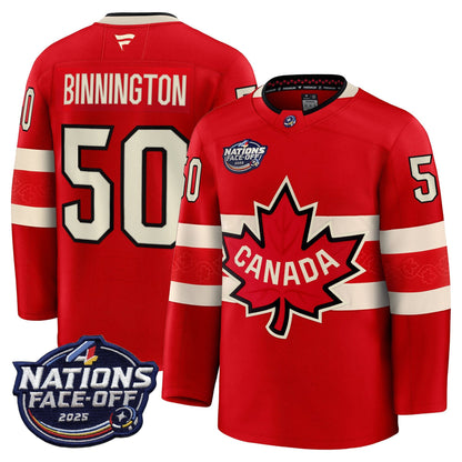 Canada 4 Nations Face-Off 2025 Premium Jersey - All Stitched