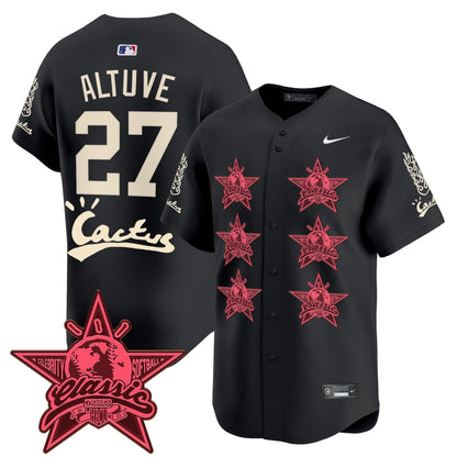 Men's Houston Astros Cactus Jack 2025 Vapor Premier Limited Jersey V2 - All Stitched