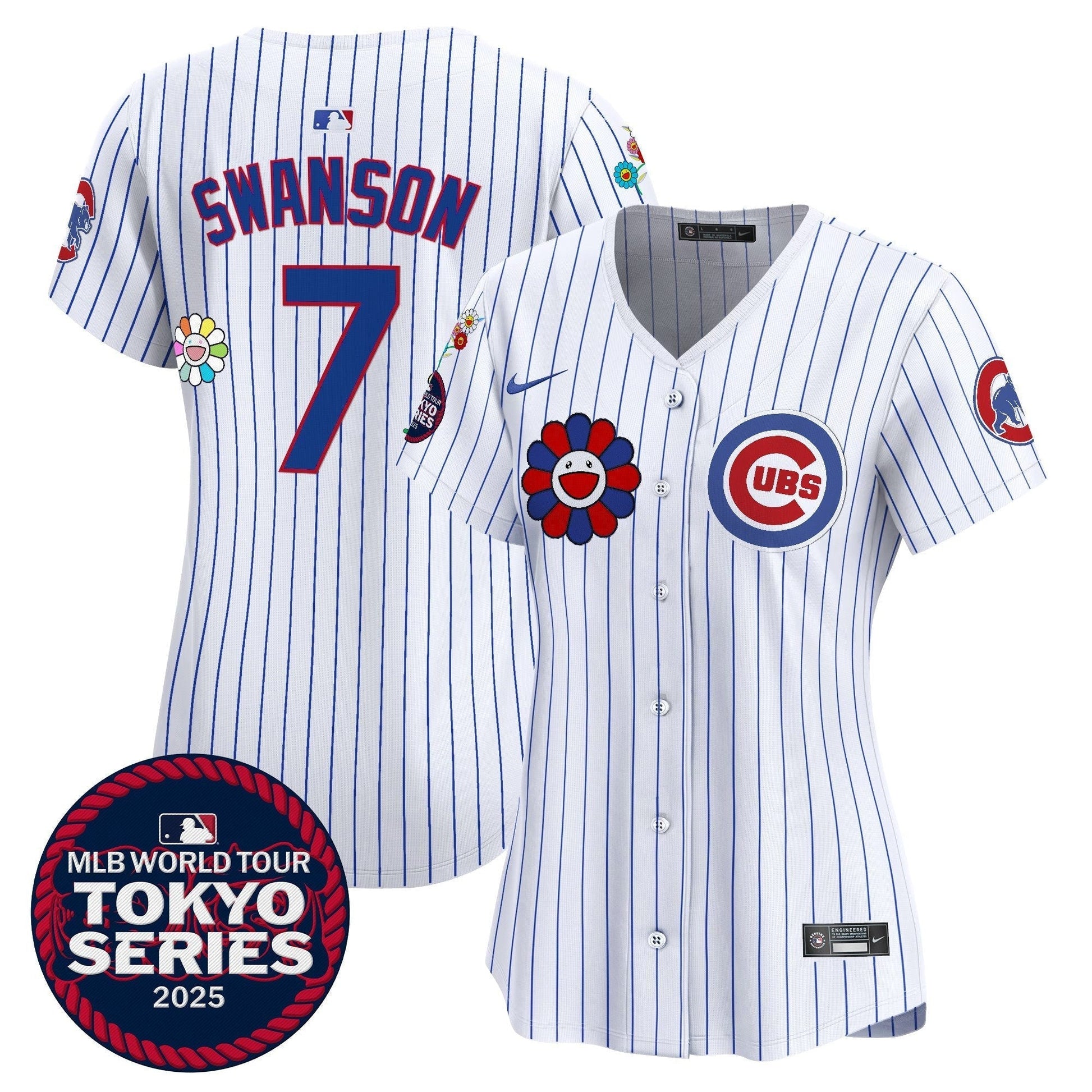 Women's Chicago Cubs Tokyo Series 2025 Vapor Premier Limited Jersey - All Stitched