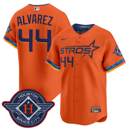 Men's Houston Astros 2025 City Connect Vapor Premier Limited Jersey - All Stitched