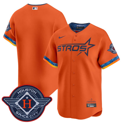 Men's Houston Astros 2025 City Connect Vapor Premier Limited Jersey - All Stitched