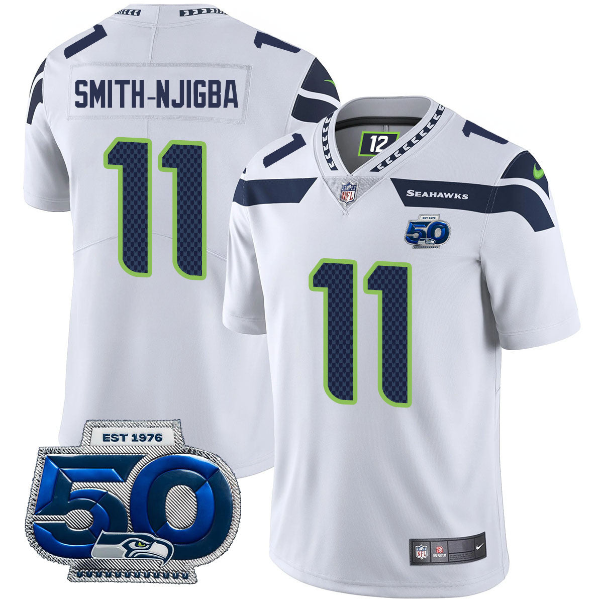 SEA 50th Season Vapor Limited Jersey - Stitched-NQD