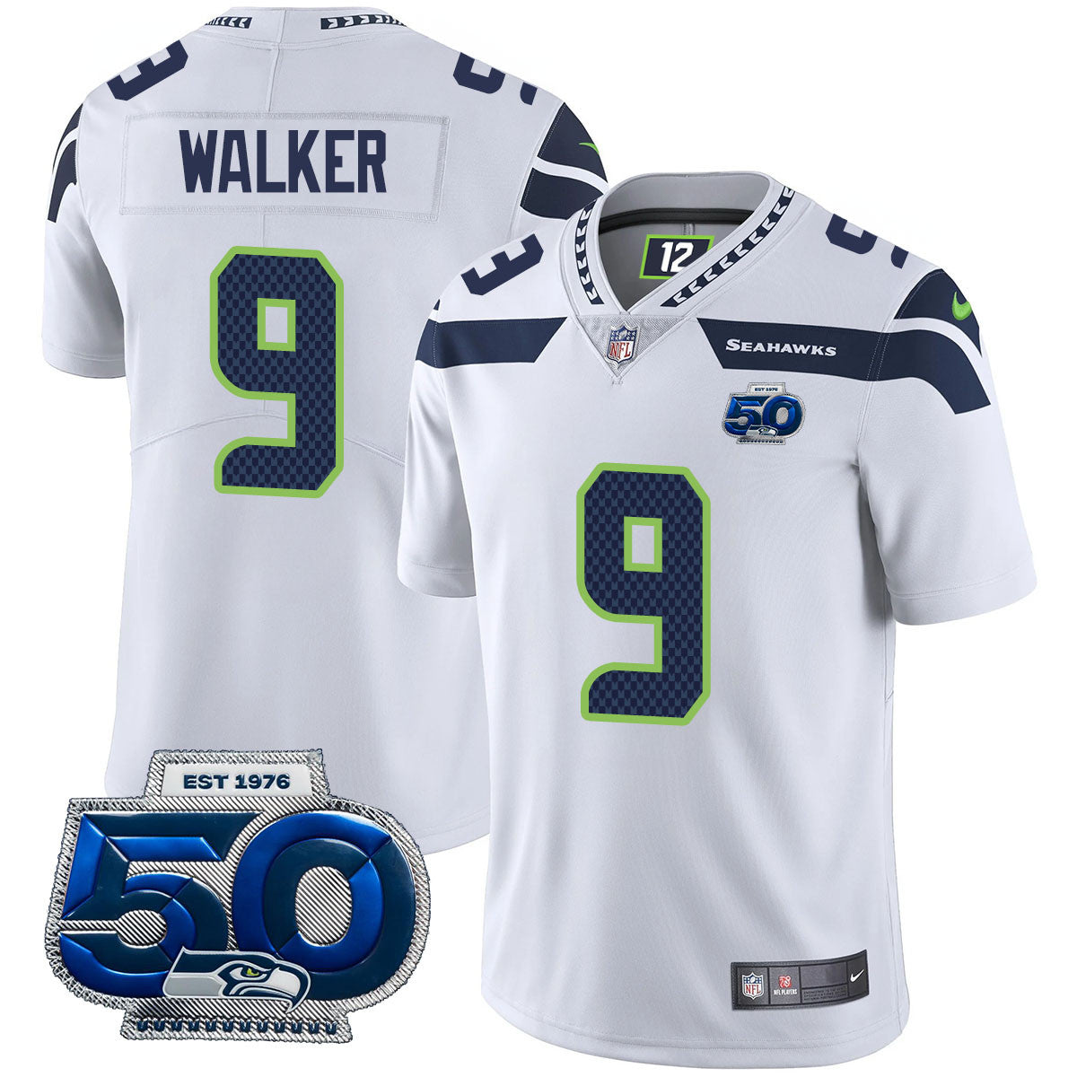 SEA 50th Season Vapor Limited Jersey - Stitched-NQD